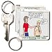 Rich Diesslins Funny KNOTS Scouting Cartoons - Stick to Brushing Your Teeth - Dentistry - Key Chains