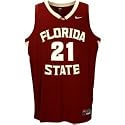 Nike Florida State Seminoles (FSU) #21 Garnet Youth Replica Basketball Jersey