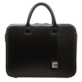 Aaron Irvin Small Calf Leather Zipper Brief