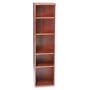 Bush Series C Open Single Bookcase, 5 Shelves, 17-7/8w x 15-3/8d x 72-7/8h, MCY