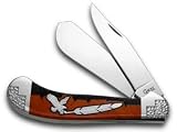 CASE XX Yellowhorse Eagle Feather Saddlehorn 1/2 Pocket Knife Knives