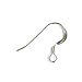 10 pcs 1/10 Silver Filled .925 Fish Hook Earwire 23mm / Earring Connector / Findings