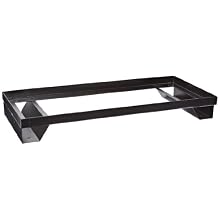 Justrite 84002 Yellow Heavy Gauge Steel Cabinet Riser Leg Frame, 454lbs Capacity, 43-3/4" Width x 5-1/4" Height x 18-3/4" Depth