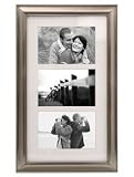 Review Jaf Gifts  / 3-Opening 4x6 Matted Wall Picture Frame FASHION METALS - Cooper Satin