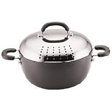  : Circulon Total 5-1/2-Quart Casserole with Locking Colander Lid