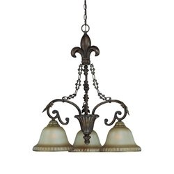  valentine Jeremiah Lighting Chandelier Burleson BronzeB003B2315A