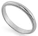 Platinum Milgrain Heavy Classic-Fit Wedding Band, 2.5mm Wide
