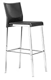 Zuo Modern Furniture Design Boxter Barstool Espresso Regenerated Leather 10 ....