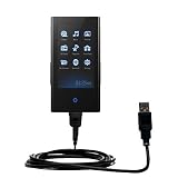 Classic Straight USB Cable for the Samsung YP-P2AB with Power Hot Sync and Charge capabilities - Gomadic Brand w/ TipExchange Technology