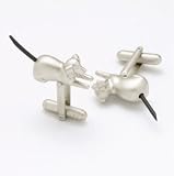 Onyx Designer Cufflinks - For the Dog Lover