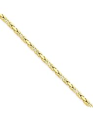2mm, 14 Karat Yellow Gold, Byzantine Chain - 20 inch