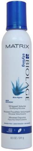 3 Pack Biolage Styling Blue Agave Whipped Volume Bodifying Mousse By Matrix Hair Product by HAIR PRODUCT