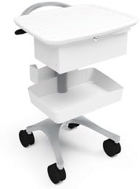 Zido Phlebotomy Cart II Color: Cool Grey/Cool Grey