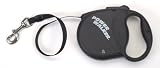 Power Walker Retractable Dog Leash, Black, 16' Large