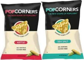 Popcorners Origanal Flavor Mix- Half Kettle/ Half Sea Salt (50 pack  (25 Kettle/ 25 Sea Salt))