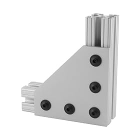 80/20 15 Series 4351 5-HOLE 90 DEGREE JOINING PLATE