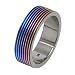 Titanium Ti2 Rainbow Groove Ring