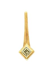 18K Yellow Gold Yellow Sapphire Pendant -- LIFETIME WARRANTY