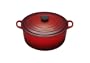 Le Creuset Enameled Cast-Iron 2-Quart Round French Oven, Red