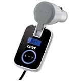 Coby CA-745 Wireless FM Car Transmitter with Digital Display and DC Car Cigarette Lighter Adapter