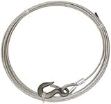 Lift All 1450719IWL 1/4x50' W/1t Hook Winch Line Cable Lift-all