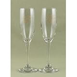 50th Anniversary Set of 2 Toasting Flutes