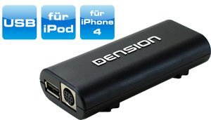 GATEWAY Lite 3in1 - iPod & iPhone 4 + USB + SD-Integration an Ihrem Autoradio/ Navigationssystem ohne Textanzeige für BMW (NaviProSet - Flache Pins) - inkl. Extension