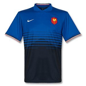 11-12 France Home Rugby Shirt - Replica-XL 11-12 France Home Rugby Shirt - Replica-XL