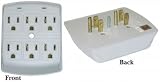 Surge Protector 6 Outlet Plug in MOV 270 Joules