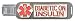  - Clearly Charming Diabetic on Insulin Large Life Links Medical Alert Attachment Italian Charm Bracelet Link