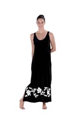 Petite Cotton/Knit Sleeveless Ankle Length Scoop Neck Spring Summer Fall Winter Vintage Evening Dress/Maxi Dress 