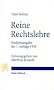 Reine Rechtslehre: Einleitung in die rechtswissenschaftliche Problematik