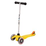 ミニ･マイクロ/Mini Micro（イエロー/ Yellow）【キックボード】3才～5才：重量1.5kg：安定性があるスイスデザイン：多数の賞を獲得：SG 規格製品安全基準合格品