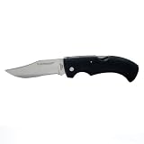 Westward1YJE3FoldingLock-BackKnife,Black,31/4In