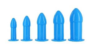 Trinity Vibes Sky Blue Anal Butt Plug Set