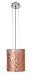 Tamburo Cable Pendant Finish: Satin Nickel, Size / Glass Shade: 120 H x 7.875 W x 7.875 D / Stone Copper Foil