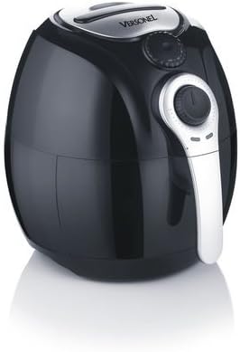 Versonel VSLAF130 Smart Health Oil Free Air Fryer + Farberware Resin 5-Inch and 7-Inch Santoku Knife with 2 Bladed Covers + Solid Oven Mitt + Silicone Spatula + Gift Card $15