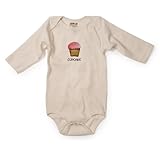 Kee-Ka Organic L/S Bodysuit Cupcake , 6-12 Months