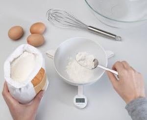 Joseph Joseph TriScale Compact Folding Digital Scale, White New