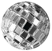 Spiegelkugeln, Diskokugeln. Ca 20 mm. 10 Stück. Farbe: Silber NATUR