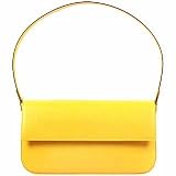 RG House of Florence Boar Leather Baguette Handbag Yellow