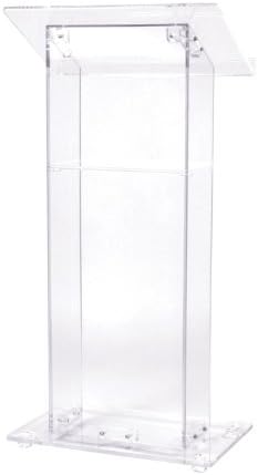 Oklahoma Sound Clear Acrylic Lectern with Shelf