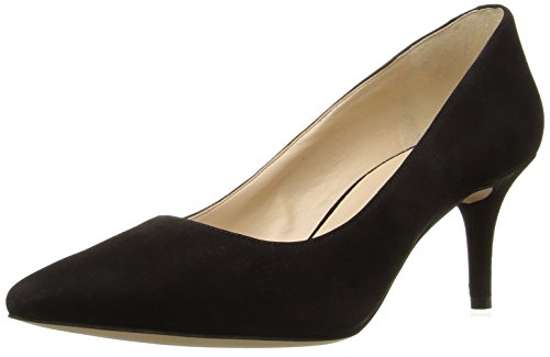 Nine West Women's Margot Nubuck Dress Pump, Black, 11 M US
