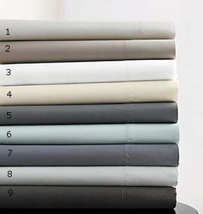 Calvin Klein Blanket Stitch Twill 400 Thread Count King Flat Tin
