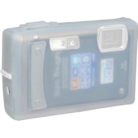 Olympus Stylus Tough-8000 Protective Clear Silicone Digital Camera Skin