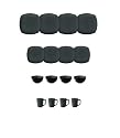 Hearthstone Square 16-Piece Set Service for 4, Shale