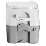 Dometic - SeaLand 975 Portable Toilet 5.0 Gallon - Grey w/Brackets Dometic - SeaLand 975 Portable Toilet 5.0 Gallon - Grey w/Brackets