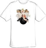 31fSEjvyYsL. SL160  GUTTERS ALLEY Pin up Girls Funny Bowling T shirt, 2XL, Light Grey