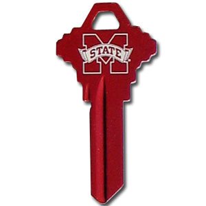 Mississippi St Bulldogs Schlage House Key Can Be Cut to Fit Your Home/Office