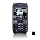 E72 wifi quadri-bande, double carte tv double caméra ultra java lampe de poche en métal mince couverture de téléphone portable clavier qwerty (carte 2Go TF)